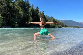 Yogalehrerin Kathrin